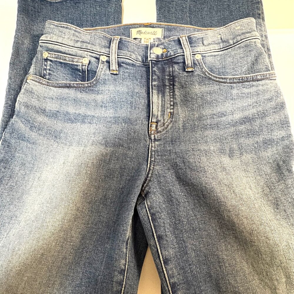 Madewell Mid-Rise Kick Out Crop Jeans size 28